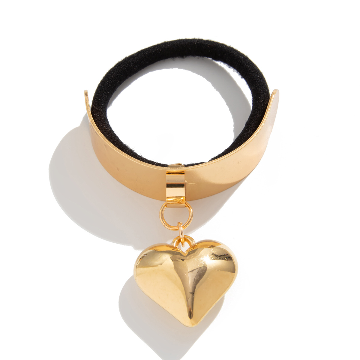 European and American cross-border jewelry, high-end heart-shaped pendants, headwear, geometric irregular, niche and elegant hair accessories, headbands, hair ties Item Picture