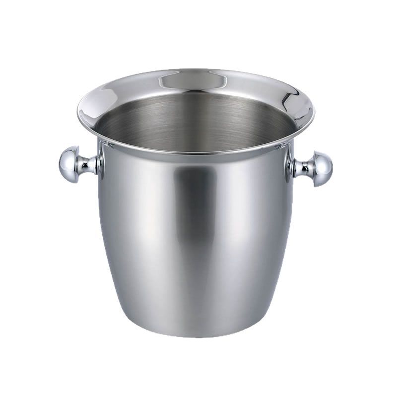Cross-border foreign trade stainless steel ice barrels, champagne barrels, commercial bar ice cubes barrels, chilled beer barrels, thickened ice red wine barrels Item Picture