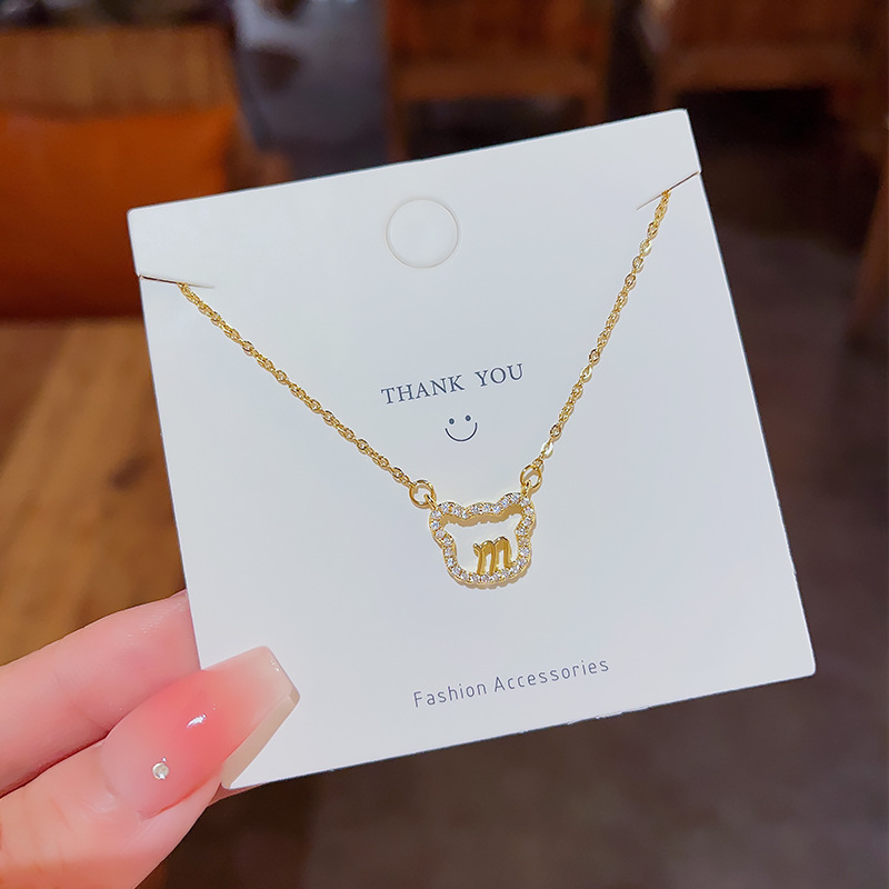 Fresh and simple cat necklace for women on Instagram, elegant and high-end, a popular accessory that is both niche and versatile. Wholesale collarbone chain details Picture
