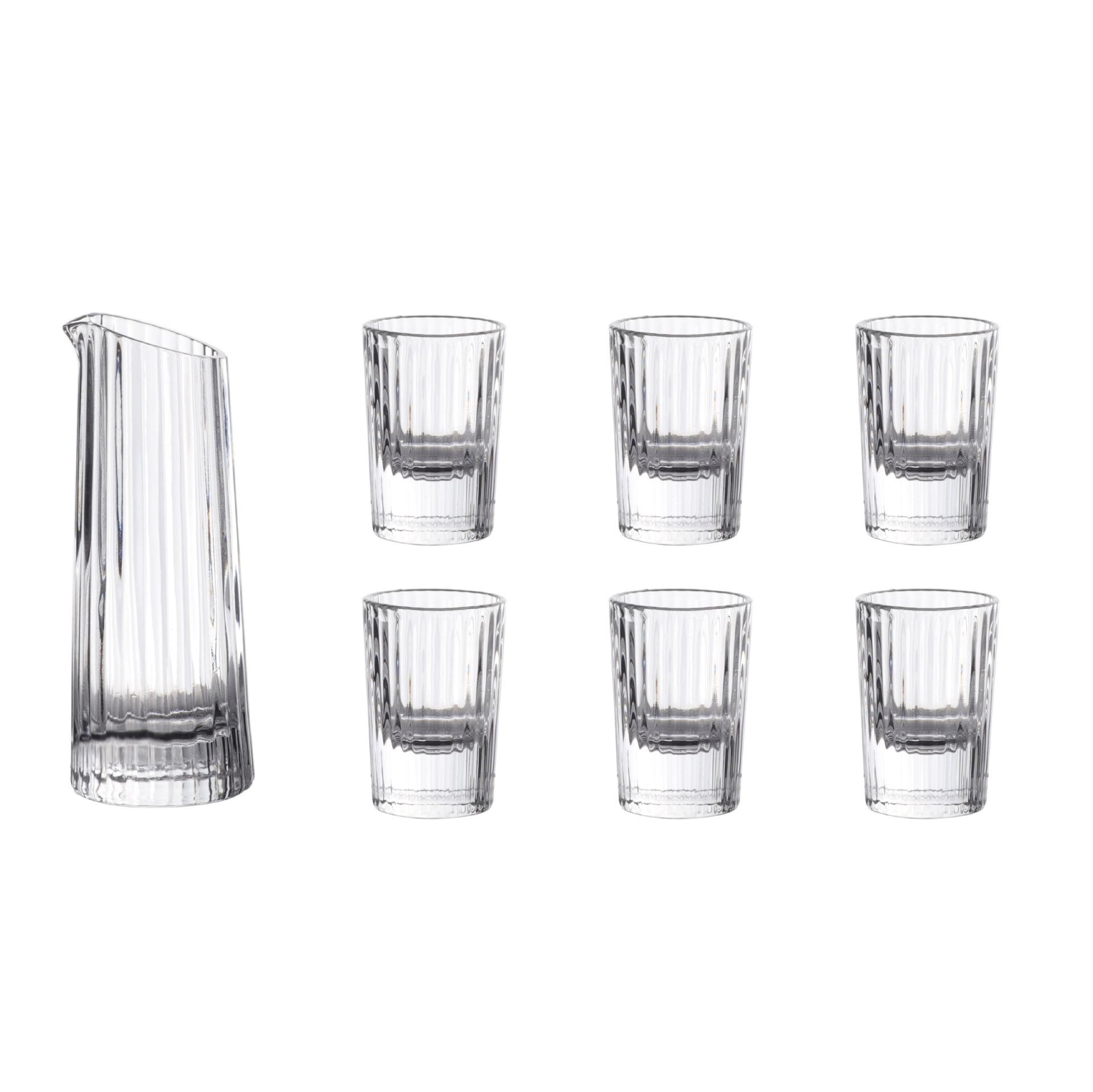 Wholesale of household color box packaged liquor cups and bullet cup sets, commercial vertical pattern wine dividers and glass scale wine dividers Item Picture
