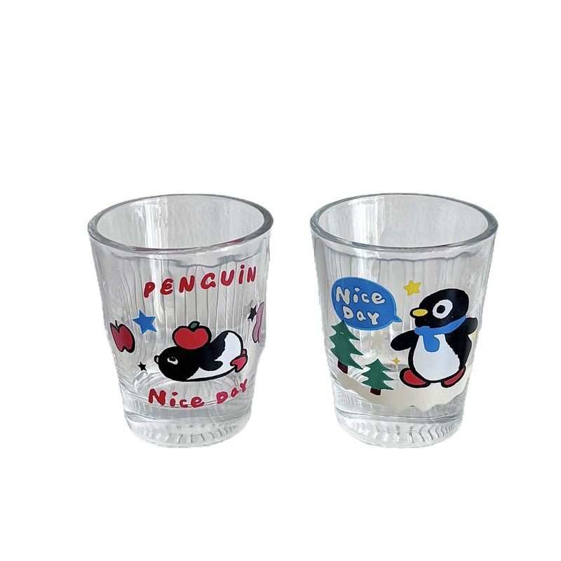 High appearance level penguin wine glass, mini wine glass, fruit wine glass, household spirits glass, white spirit glass set Item Picture