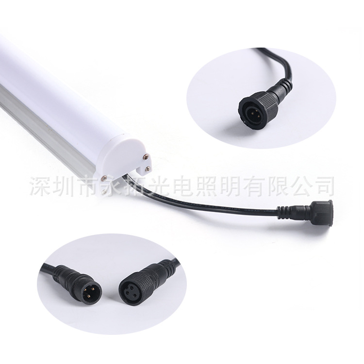 led wall-washing light, outdoor waterproof, hotel building outline lighting project, DMX512 external control line light details Picture