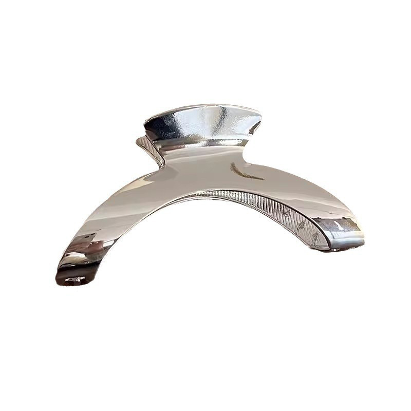Minimalist metal arc-shaped hair clip, high-end and exquisite new spring and summer hair clip, women's shark clip at the back of the head Item Picture