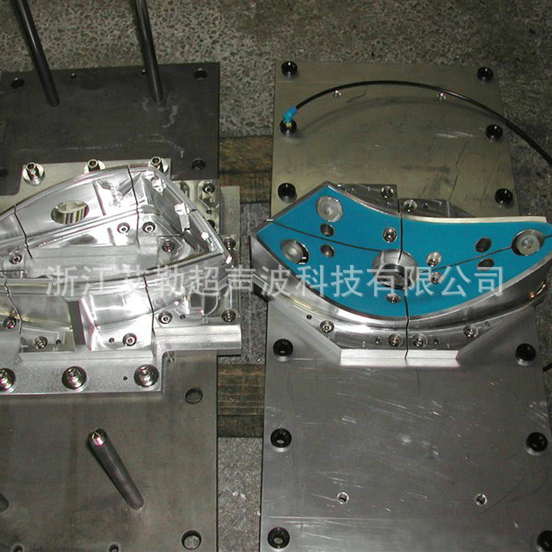 Factory direct sales of blue skin vibration friction welding mold guide column hot plate welding machine mold accessories anti-drop screws Specification drawing