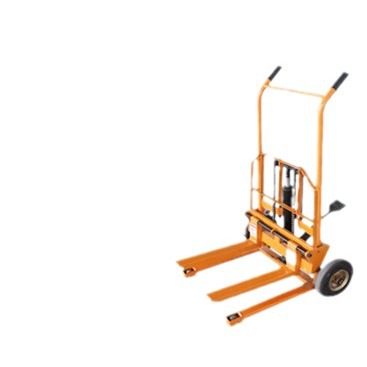 Manual small lift truck, household stacker truck, hydraulic forklift, handling truck, lift, hand-pushed lift truck, stacker truck Item Picture