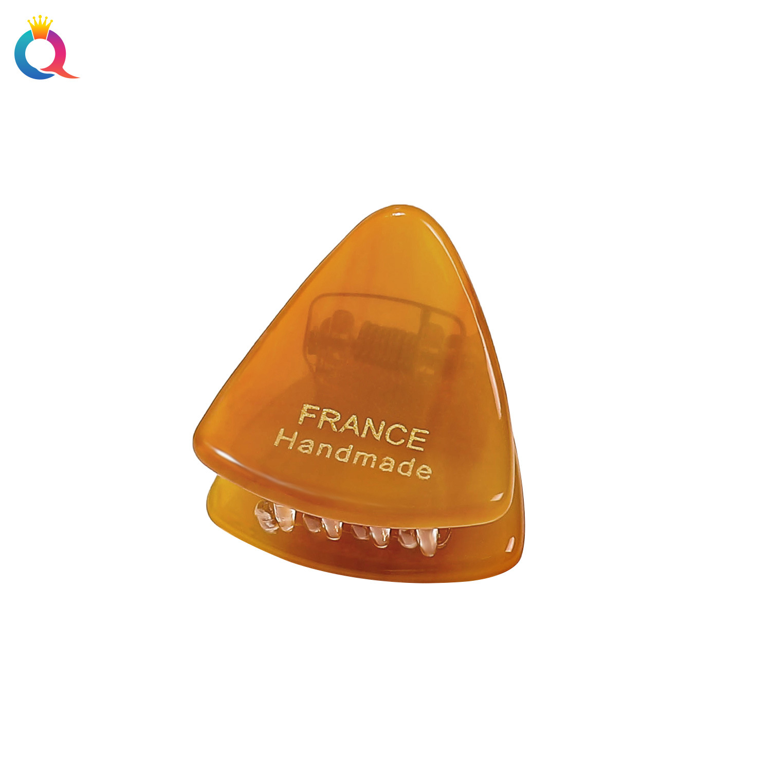 Qiyue Cross-border Gold Label Mini Triangular Clip, side bangs hair clipper, simple top clip hair accessory wholesale Item Picture