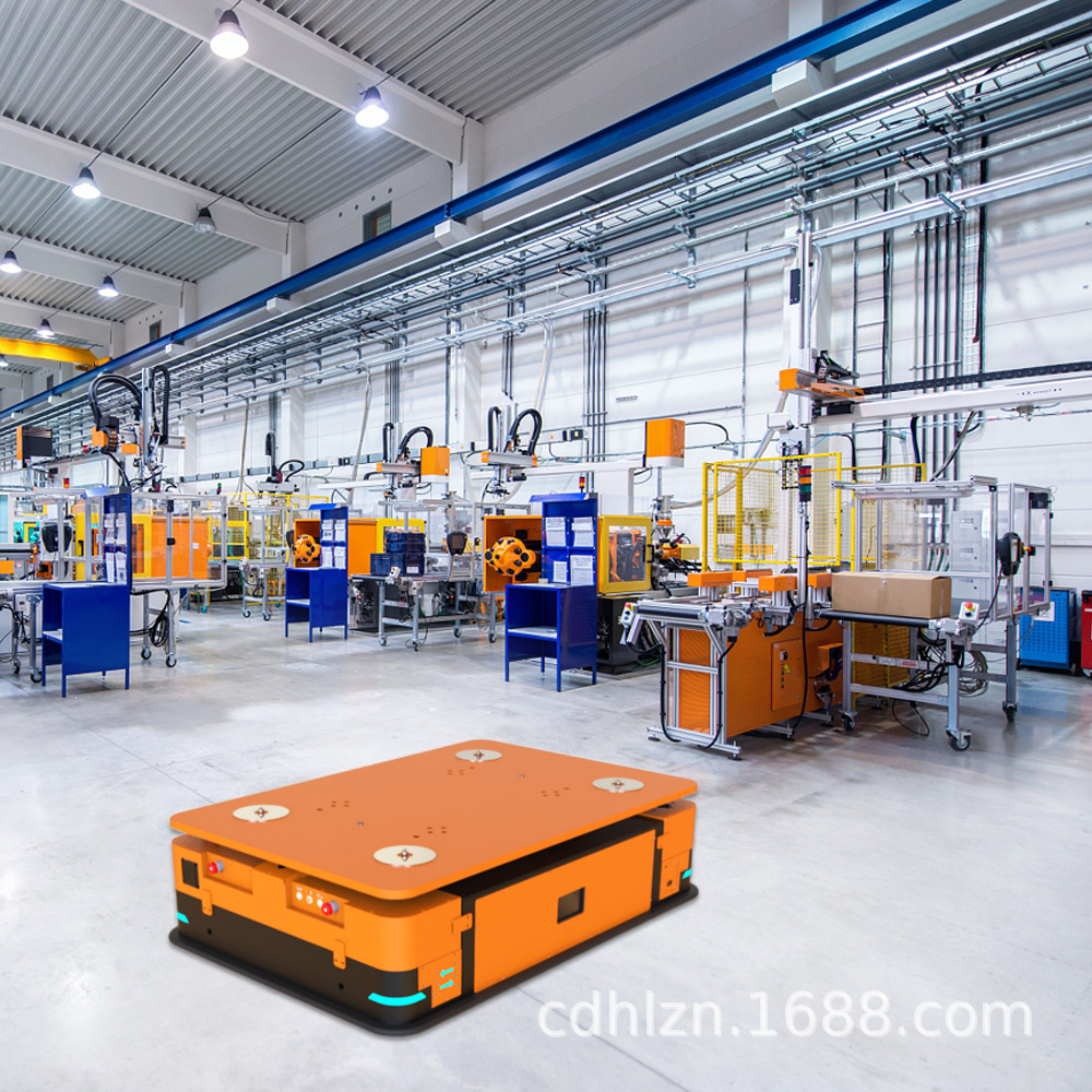 The unmanned intelligent transportation AGV trolley for military explosion-proof and civil explosive scenarios is of T4 grade and fully explosion-proof with a certificate details Picture