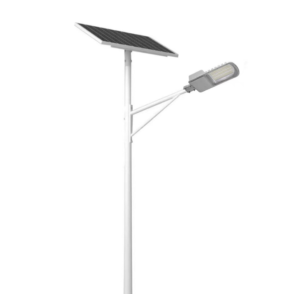 High-power solar street lamps, led street lamps, municipal engineering, outdoor waterproof lighting, garden lamps, 6-meter street lamp maintenance Item Picture