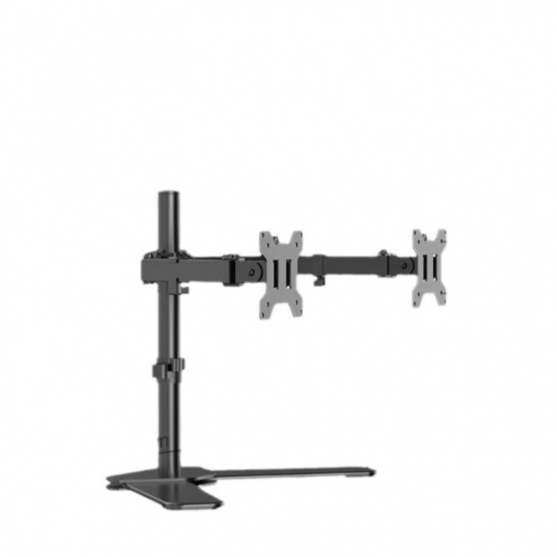 Universal display stand, dual-screen multi-functional computer display hanging rack, adjustable height, freely rotatable stand Item Picture