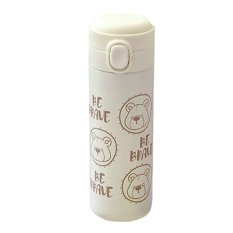 Trendy ins style 304 stainless steel insulated cup, cute and portable pea cup, student boys' and girls' water cup, customized LOGO Item Picture