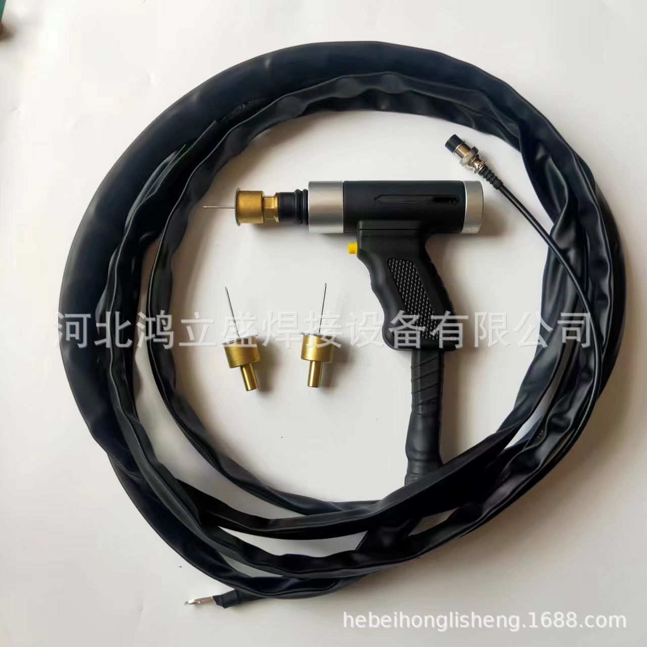 Duct insulation nail welding machine, welding gun, insulation nail welding machine, rechargeable insulation nail welding machine, lithium battery rechargeable type welding machine Application Scenario