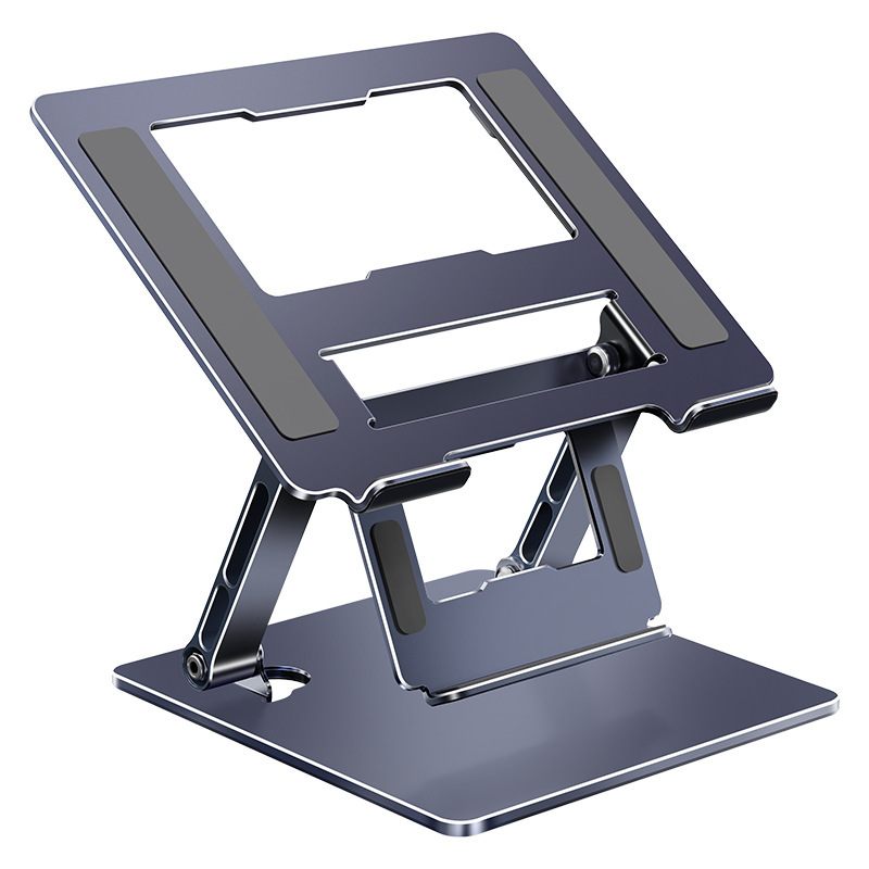 Factory direct sales LS638 notebook computer stand, gaming laptop, folding double-layer lift computer stand, portable Item Picture