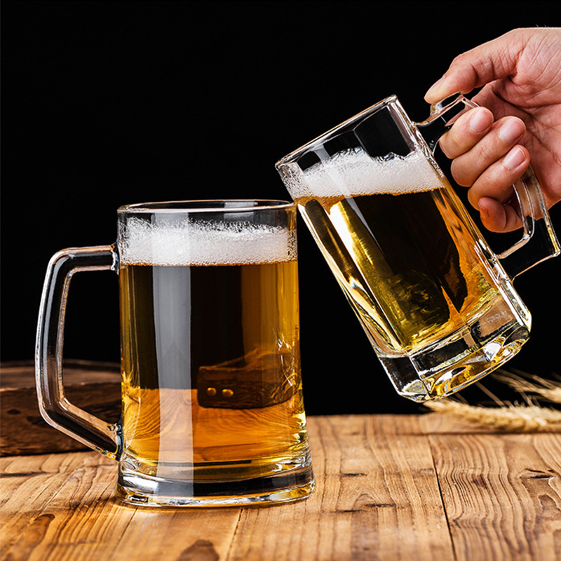 Deliqing Apple glass bar Beer mugs, tea cups, water cups, glass Hite cups, draft beer cups, beverage cups Specification drawing