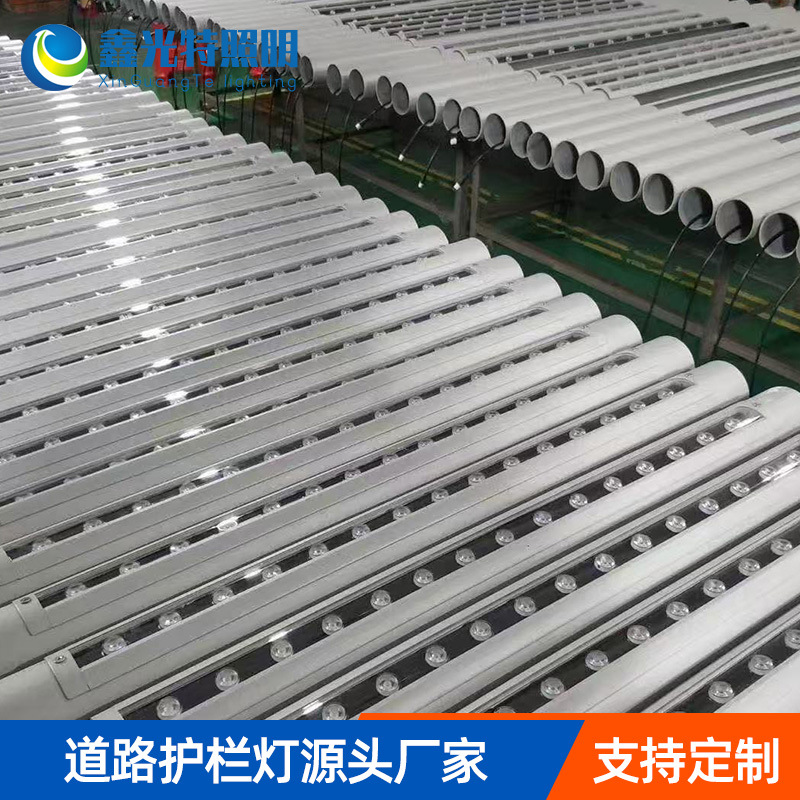 LED guardrail lights, bridge and road lighting, low-altitude road lighting, polarized anti-collision LED guardrail lights, warm white light customization full figure