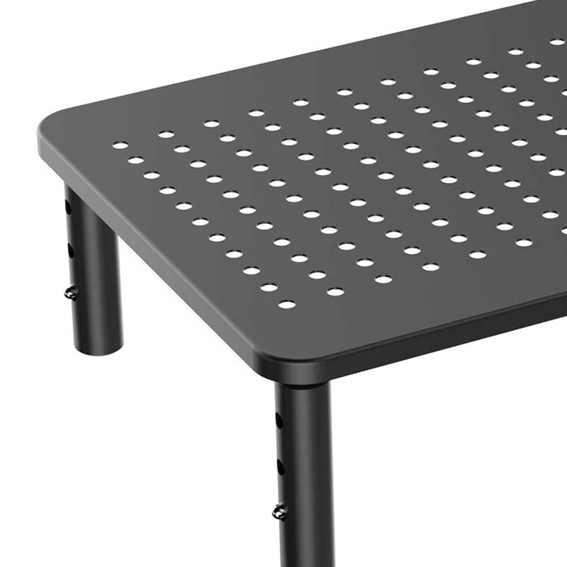 The metal monitor stand with adjustable height is a notebook/printer stand and monitor platform Item Picture