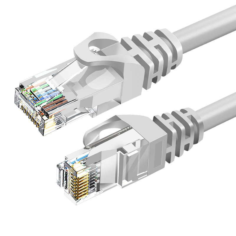 Category 6 finished network cable CAT6 patch cord crystal head unshielded broadband router finished connection cable CCA Item Picture
