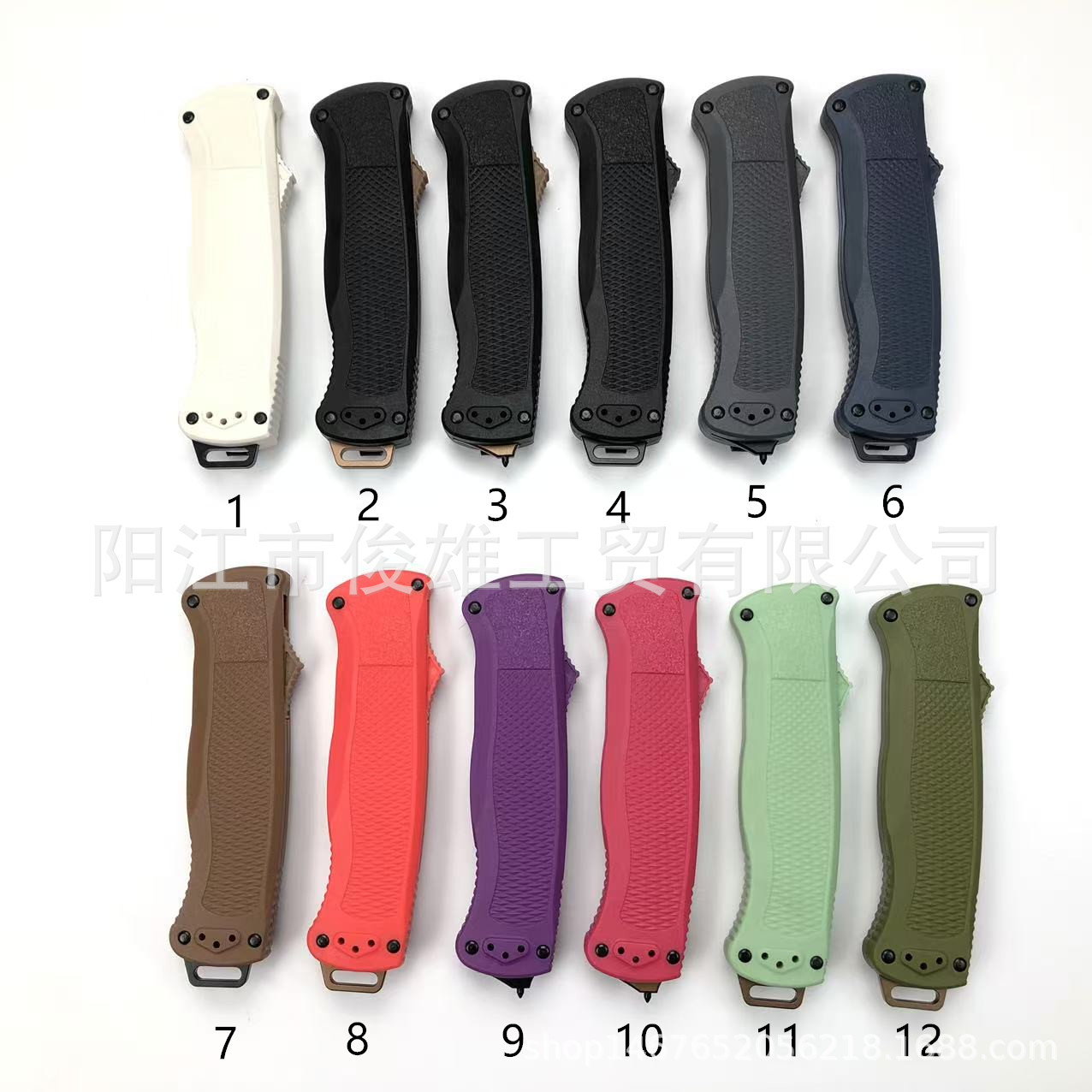 Butterfly OTF knife, a portable outdoor tactical equipment accessory with a fiberglass and nylon handle, is selling well across the border details Picture