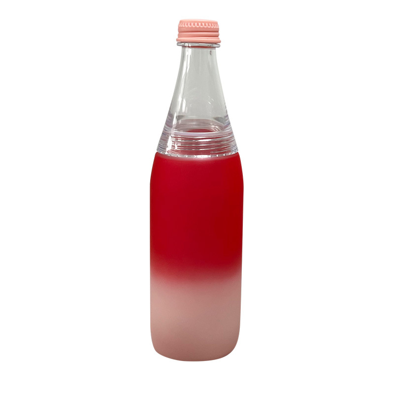 Cross-border exclusive fashion water bottles, Amazon's new plastic water bottles with gradient colors, outdoor water bottles, high-temperature resistant wholesale Item Picture