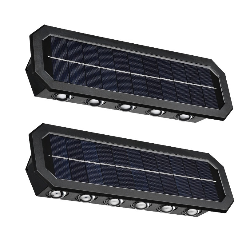 Cross-border solar lighting fixtures, outdoor wall lamps, garden decoration street lamps, home atmosphere courtyard lamps, wall washing lamps Application Scenario