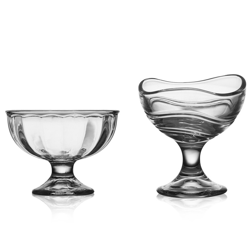 【 Factory Direct Delivery 】 Creative dessert cups, milkshake cups, ice cream cups, glass ice cream cups, milk tea cups, juice cups Item Picture