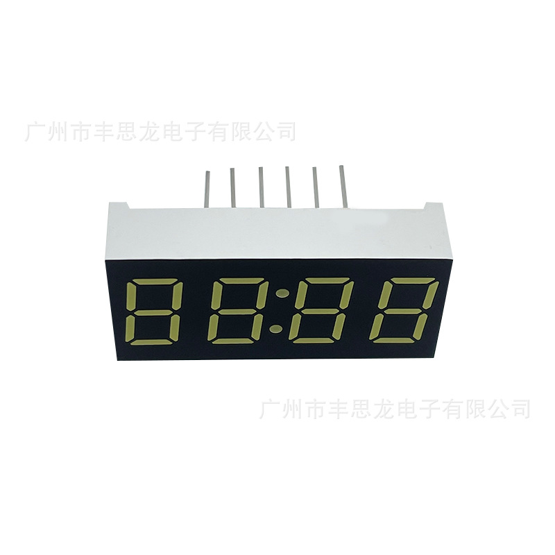 Direct sales of 0.36-inch four-digit digital tubes with clock, 3462 white and red high-brightness LED digital tubes Item Picture