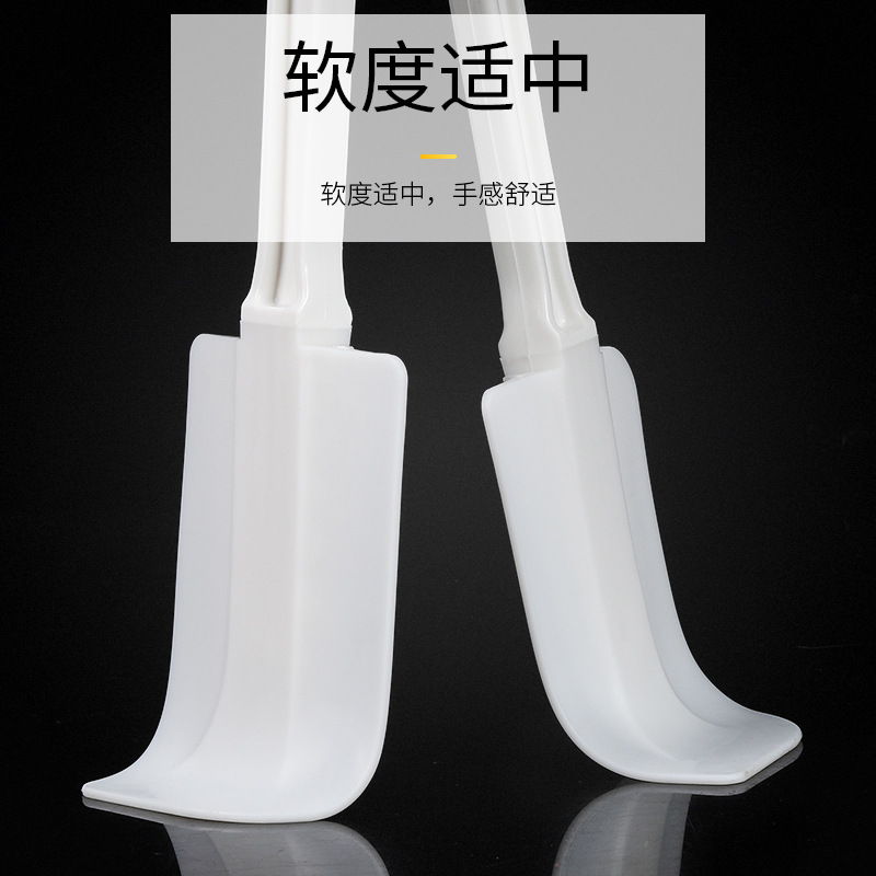 One-piece silicone spatula, cake cream spatula, rubber soft spatula, stirring rod, baking tool, large size details Picture