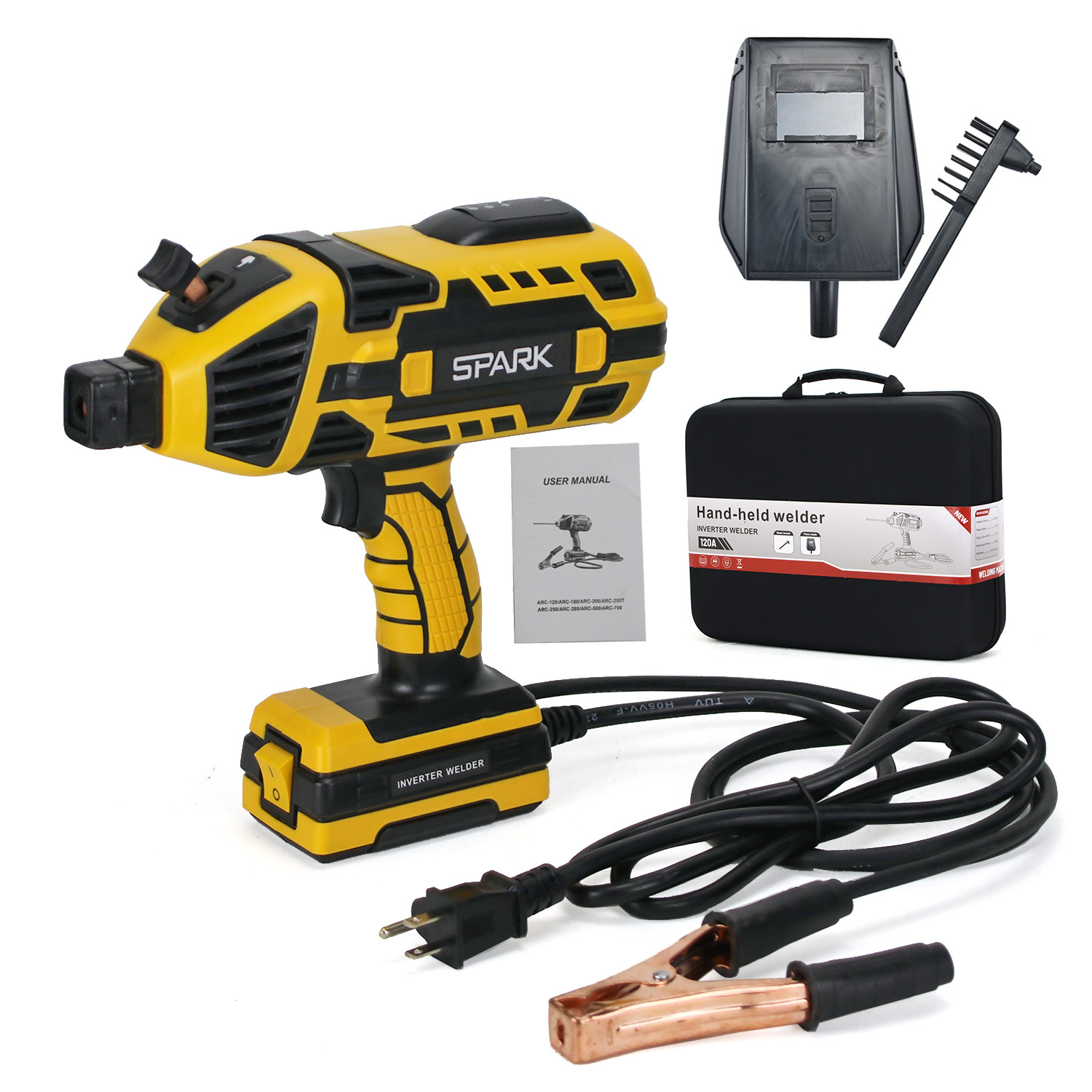 Cross-border foreign trade handheld electric welding machine, household 220V, South American 110v, small mini portable all-in-one electric welding machine undefined