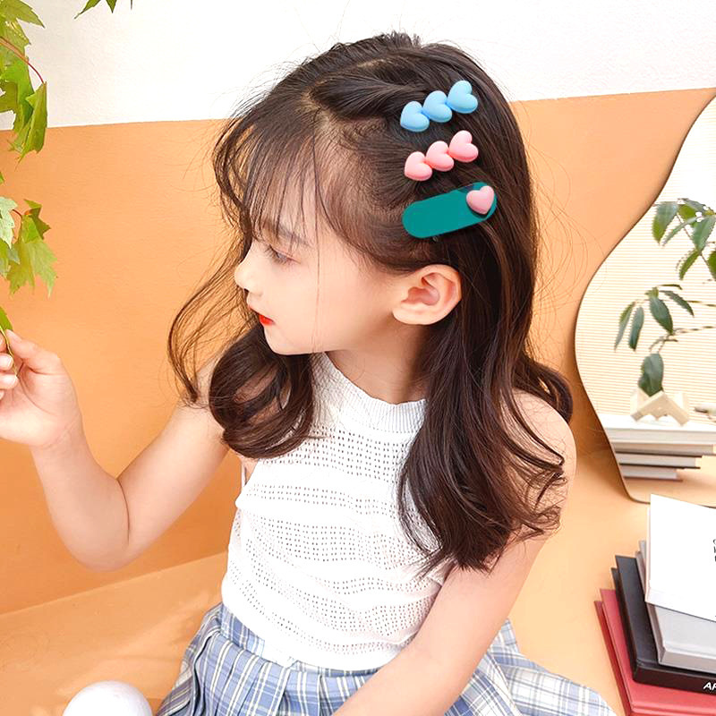 DIY candy-colored hair clips, handcrafted cream glue hair clips, selling broken hair, high ponytail clips, edge clips, Korean version bb clips Item Picture