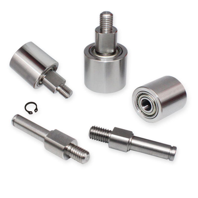 External thread vertical guide roller MBD series 20/35/40/50 double bearing stainless steel belt single-sided shaft Item Picture