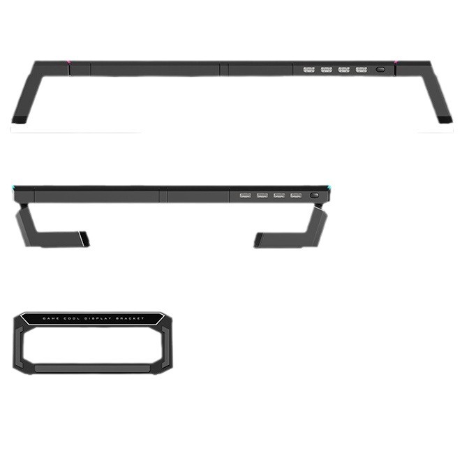 Core ICizun T1 multifunctional all-in-one computer monitor, notebook computer, height-increasing stand, four USB2.0 ports Item Picture