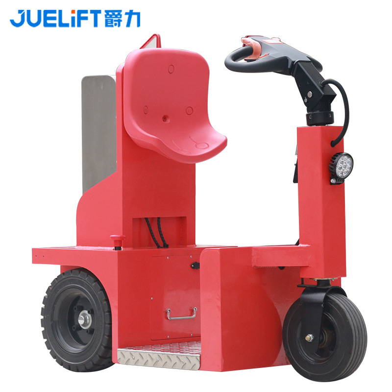 Jueli electric tractor 2-ton, 3-ton, 4-ton pedestrian towing forklift, tow hook, flatbed trailer, electric tractor Item Picture