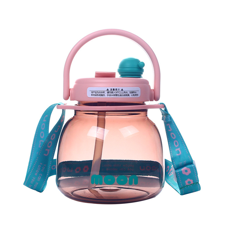 Water cup for girls, high appearance level, large-capacity water bottle, summer fashion, ton bucket, popular water bottle, plastic straw cup consignment Item Picture