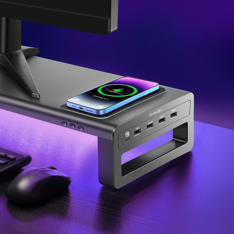 Vaydeer is a multi-functional usb wireless device for metal monitor height-increasing stands and laptop screen brackets Application Scenario