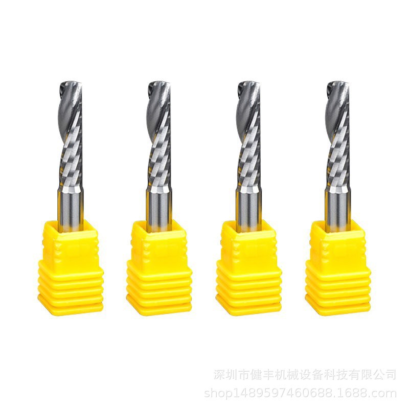 Single-edge helical tungsten steel milling cutters, acrylic tools, hardware cutting tools, woodworking processing durable knives, welding wholesale Application Scenario