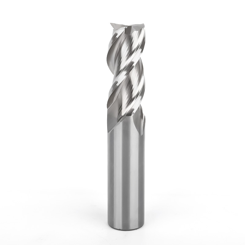 Super-hard high-precision M35 cobalt-containing white steel milling cutters, 2-edge, 3-edge, 4-edge straight shank end mills, high-speed steel hole milling cutters 1.5-25 Item Picture