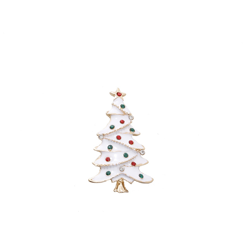 Cute Christmas brooches, bells, snowmen, wreaths, gloves, Santa Claus pins and badges from Japanese and Korean cartoons Item Picture
