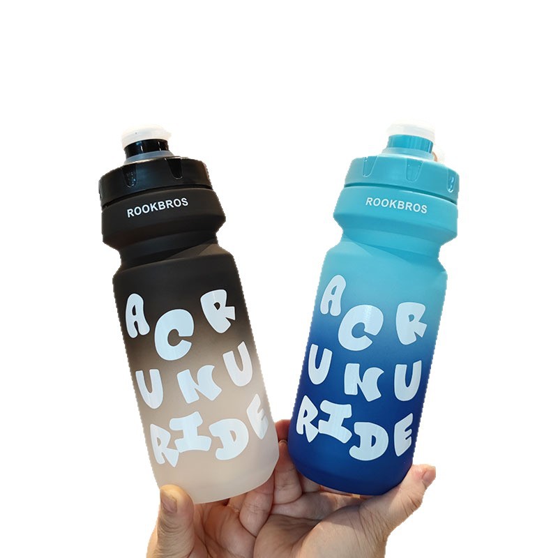 Outdoor cycling sports and fitness water cup, PP plastic cup, gradient color matte, camping and off-road, large-capacity water bottle Item Picture