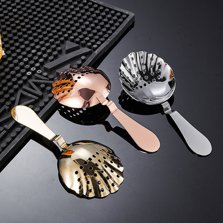 Bar cocktail Julep Strainer ice strainer ice separator Specification drawing