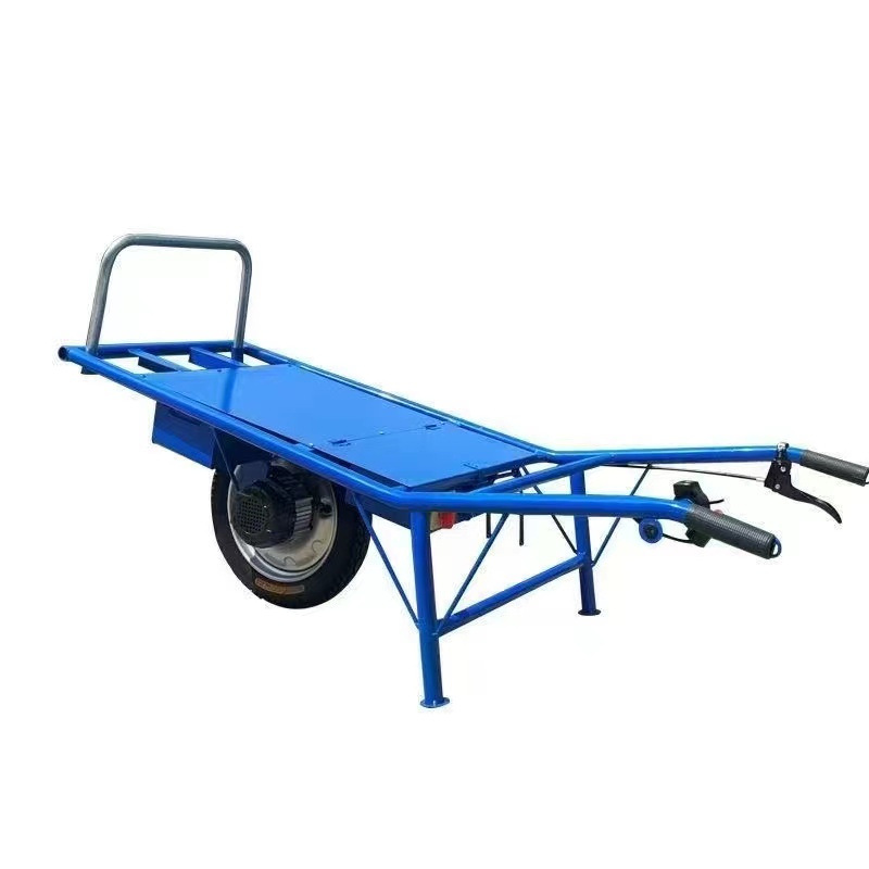 Supply two-wheeled hand-pushed 48V electric chicken carts and electric-assisted trolleys for manure climbing in livestock farms Item Picture