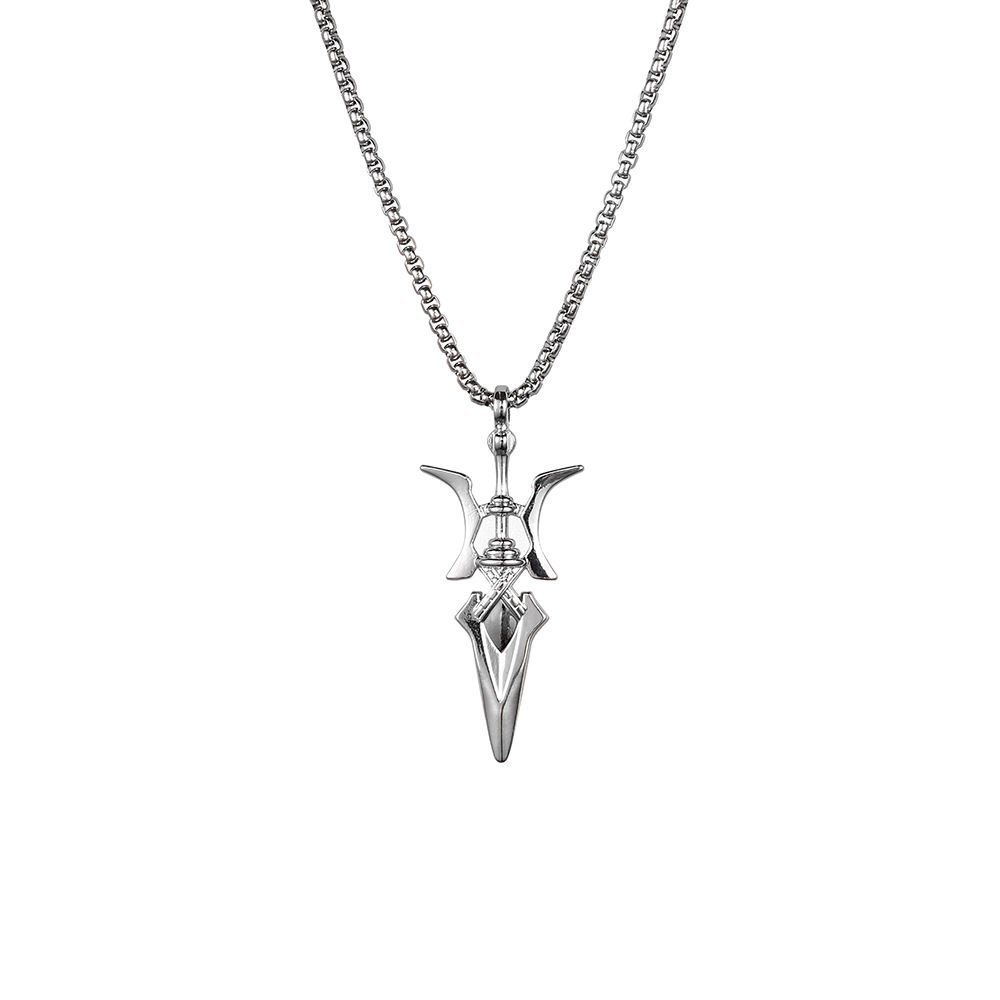 A new titanium steel chain from Europe and America, a personalized and fashionable necklace that is the same as the popular ones, a street hiphop pendant accessory Item Picture
