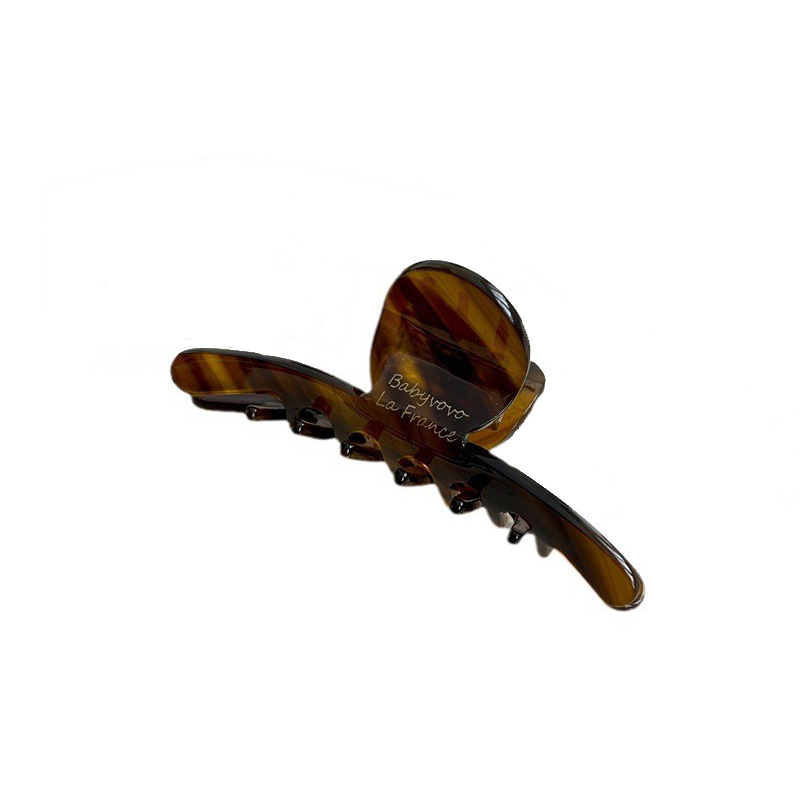 Acetic acid shark clip, high-end scratch clip, small hair clip, high-end women's back head updo, hair clip, hairpin headwear Item Picture