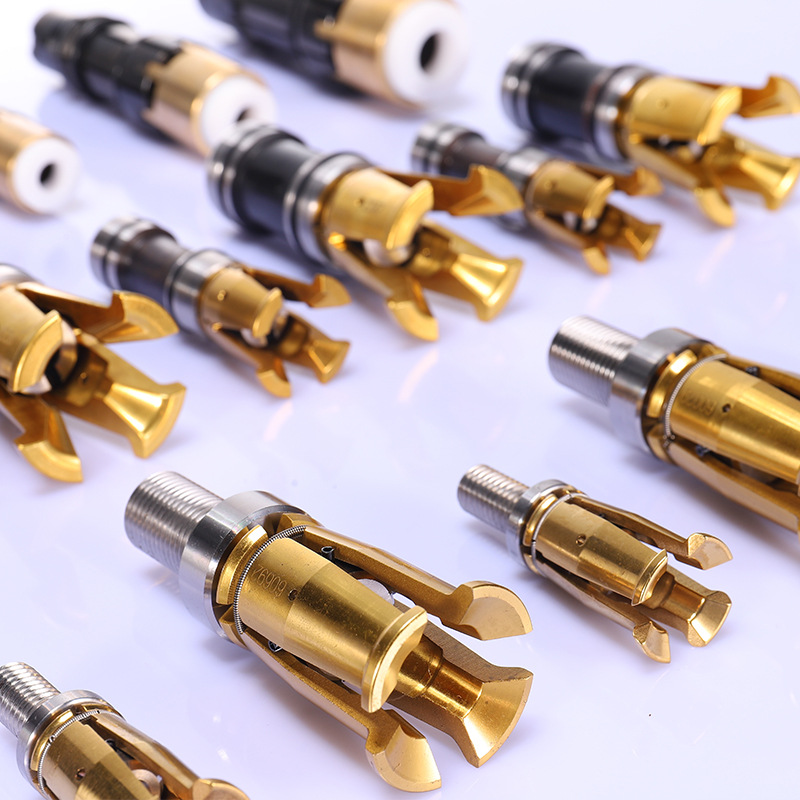 Four-petal claw CNC spindle broach BT30 internal thread BT40 external thread CNC machine tool machining center HSK63 broach claw Specification drawing