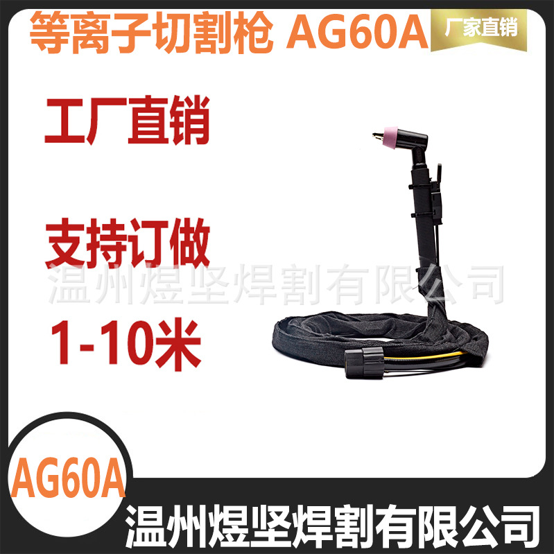 Air plasma cutting gun PT-31 Wenzhou 40 gun head AG60 whole gun SG55 cutting gun WSD-60P welding gun Specification drawing