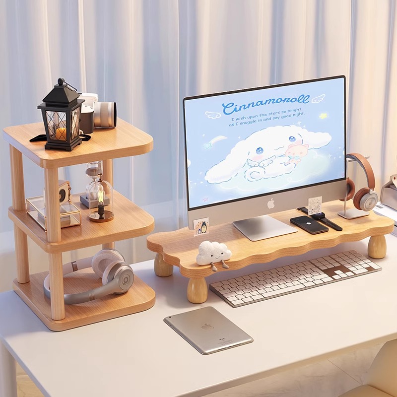 Desktop computer height-increasing stand, monitor height-increasing stand, screen base bracket, desktop keyboard bracket, display screen raise full figure
