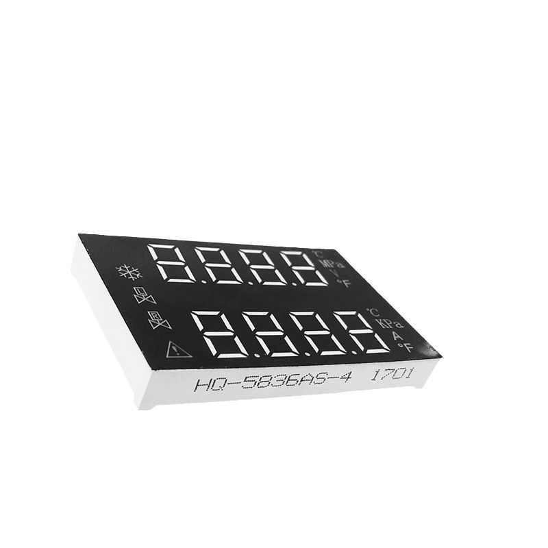 Red light digital tube high-brightness LED digital screen, weather and humidity display, static display, common shade/common shade digital tube factory Item Picture