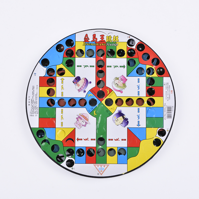 厂家 批发小号跳棋飞行棋 塑料休闲六角玻璃棋跳跳棋