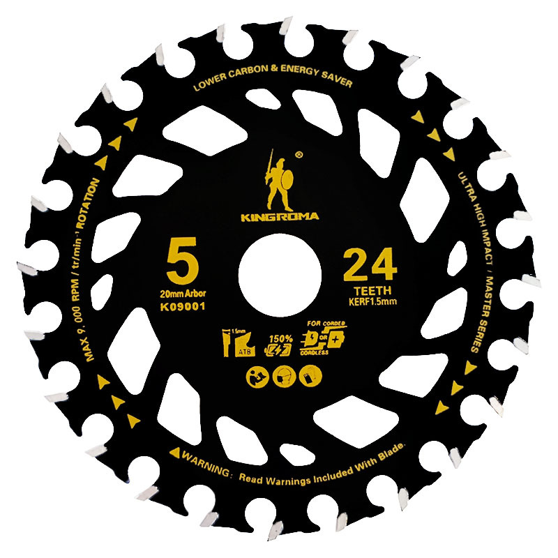 Jinluoma lithium battery-specific woodworking saw blade 5/5.5-inch Angle grinder hand-held electric circular saw hard alloy cutting blade Application Scenario