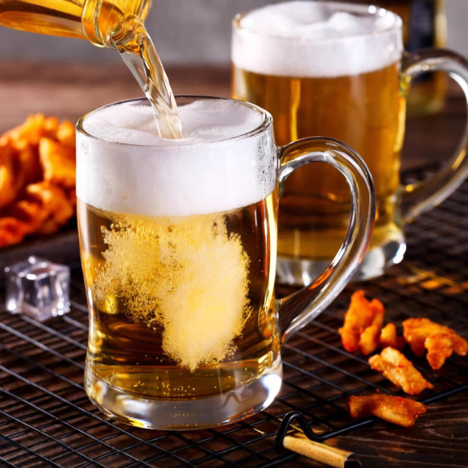 French bow and arrow transparent tempered glass handle cups, household heat-resistant milk cups, high-temperature resistant tea brewing cups, water cups wholesale details Picture