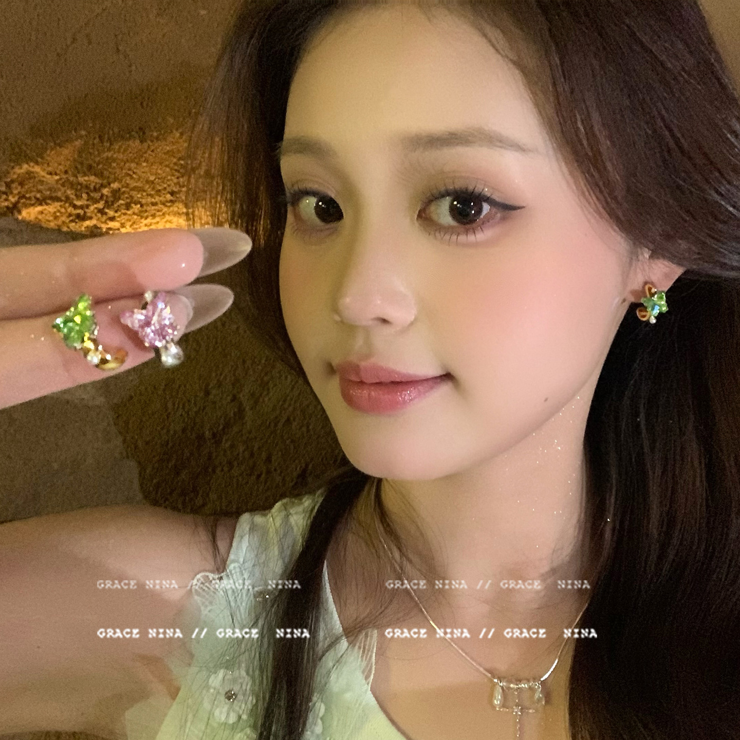 Gentle midsummer! Dopamine zirconium butterfly Stud earrings for Women 2025 New style earrings with unique and niche design sense full figure