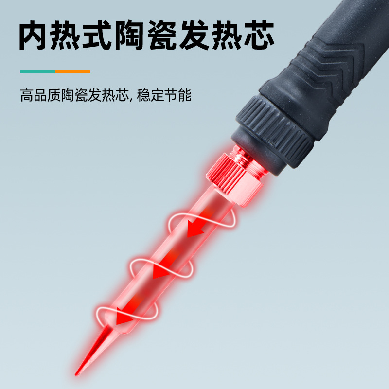 WEMON/ Weimeng 936 portable soldering iron, digital display adjustable temperature, household high-power soldering iron, soldering Application Scenario